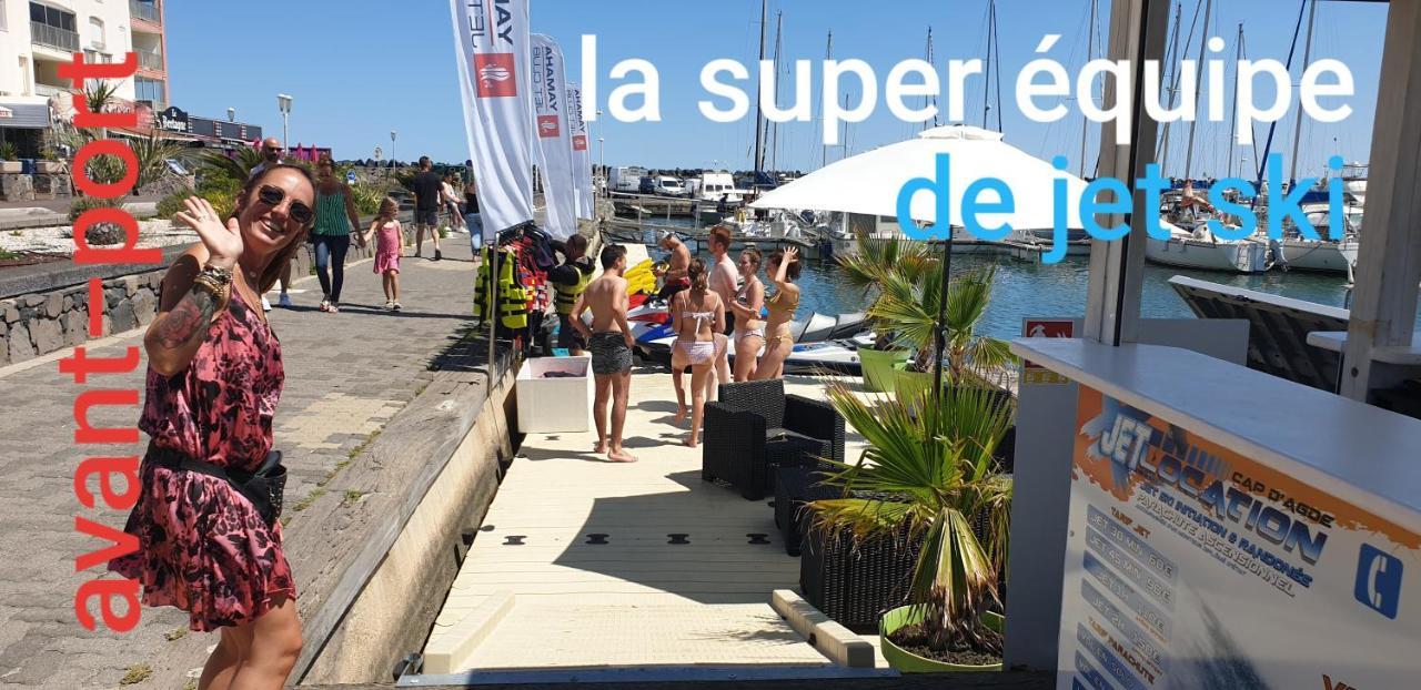 Residence De Standing La Pecherie Spacieux T3 Comme Un Cocon Familial Vue Mer Et Sur L'Avant Port Sur Le Bout Du Bout De Cap D'Agde Seule Cap En Occitanie Kültér fotó